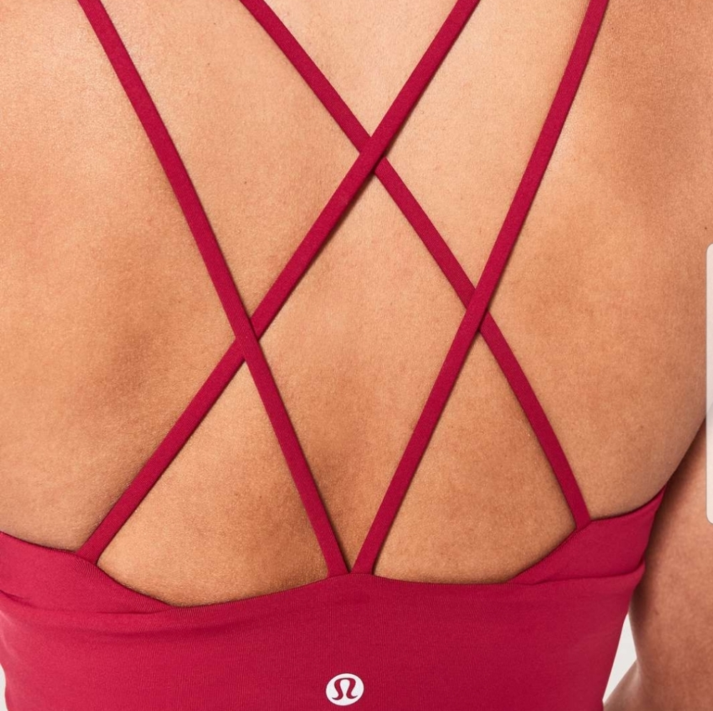 SOLD Lululemon pushing limits ruby red sz 6 - Picture 3 of 6